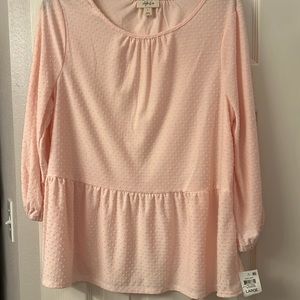 Pink longsleeve lightweight top